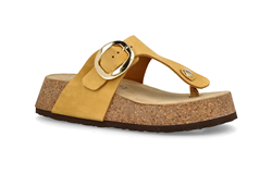 INFRADITO PLATFORM NABUCK FINGER GIALLO